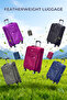 Prestige Premium Nylon Expandable 3PCS Set (20/24/28 Inch) Luggage, Soft Material, Lightweight, Combination Lock - 2