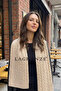 Unisex Scarf with Twisted Knit Detail - 2
