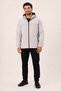 Men's Stone, Nova Fabric, Hooded, Water and Wind Resistant, Seasonal Lightweight Raincoat - 2