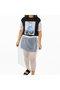 Women's Black Two-Piece Skirt Set - 6