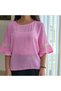 Women's Pink Top & Pants Set - 6