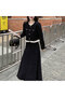 Women's Black Jacket & Skirt Set - 7