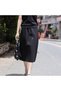 Women's Black Two-Piece Dress Set - 3