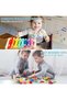 Montessori Toys for 2 3+ Year Old Boys Girls, 6PCS Kids Wooden Toddler Activity Toys, Baby Boy Toys, Educational Sensory & Musical Learning Set for Kids Ages 3 4 5 6+, Early Brain Developme - 6
