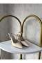 Simple 7 cm Skin Leather High Heels - 3
