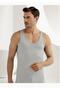 Men's Gray Wide Strap Undershirt m New Season (11 Pieces Economic Package)
