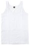 Boy's White Cotton Undershirt 3 Pack