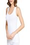 Tutku-Women's White Wide Strap Tank Top Size 5