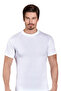 Tutku-Men's White 3-Pack 0 Collar Undershirt Elf568Ber1003B053 - 2
