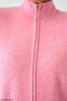 Women's Stand Collar Double Zipper Soft Cardigan - 3