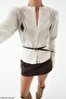 Premium Soft Cardigan with Baklava Patterned Belt Detail - 3