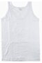 Tutku-Boy's White Ribbed 100% Cotton Undershirt New Season (7 Pieces Economic Package)