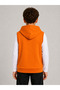 Unisex Children's Orange Vest 100% Cotton 3-Ply Fabric Without Threads (4 Seasons) - 5