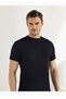 Men's Black Short Sleeve Crew Neck Combed Cotton Undershirt m New Season (9 Pieces Economic Package)