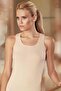 Mb004 Women's Beige Ribbed Thick Strap Athlete