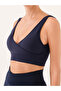 Motion Cross Strap Bra Navy Blue - 3