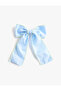 Embroidered Bow Hair Clip