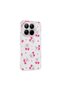 Xiaomi 15t Pro Case Floral and Bow Pattern Camera Raised Vrdr Premium - 5