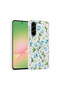 Galaxy A57 Case with Floral and Bow Pattern Camera Raised Senk Premium - 4