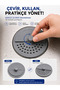 Silicone Twist Sink Drain Strainer Hair and Food Residue Catcher Kitchen Bathroom Drain Filter - 4
