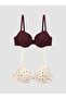 Underwire Non-Padded Floral T-Shirt Bra 2-Pack (W6)