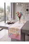 Decorative Runner with Bird and Flower Pattern - 40X140 cm - 4