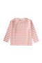 Striped Seasonal T-Shirt 1-10 Years Coral Gray Striped - 3