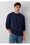 Crew Neck Slim Fit Basic Men's Sweatshirt.