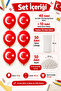 Back to School 50-Piece Moon-Star Turkish Flag Printed Balloon and Stick Set Kindergarten Primary School Gift - 3