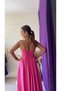 Pink Corset Form-Fitting Modal Maxi Dress with Bustier - Draped A-Line with Gipeli Back Detail - 4