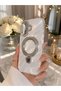 iPhone 16 Compatible Premium Stone Glossy Pearlescent Case with Stand – Camera Frame, Stylish Design, Shock Absorbing - 3