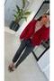 Voile Lightly Textured Jacket Red - 2
