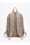 Luxury Crinkle Fabric High School and Middle School Backpack, Crinkle School Bag, Monkey Keychain Gift - 2