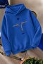 Sw Life Design Minimalist Illustration Printed Unisex Hooded Sweatshirt - Plus Size Option Available