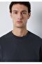Crew Neck Slim Fit Basic Men's Sweatshirt. - 4