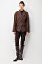 Double-Breasted Collar Jacket with Pocket Flaps 4043 - 4