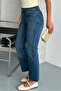 Women's Cut-Off Hem Distressed Jean Trousers - 3