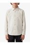 Cotton Single Pocket Long Sleeve Classic Collar Basic Shirt - 2