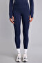 Ultra Soft Waist Hugging Sports Indigo Women's Leggings H5292Ax/In187 - 4