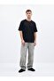 Regular Fit Basic Crew Neck Black T-Shirt