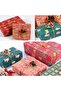 Christmas Wrapping Paper, 6 Sheets Holiday Gift Wrap Contain Red & Green with Packaging Tools, Wrapp - 5