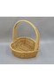 Set of 3 Natural Wicker Baskets with Handles - Multipurpose Storage, Gifts - 3
