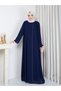 Plus Size Dress with Stone and Pearl Embellishments - 3