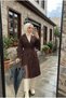 Women's Waterproof Trench Coat with Belt Long Hijab Trench Coat Seasonal Raincoat - 2