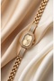 Swarovsk Women's Steel Watch Gold Stone Vintage Old Money Rectangular Case Luxury Premium Elegant Stylish Women's Wristwatch |   Limited Edition 2026 - 3