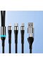 كابل من كاستويف بطول 1.2 متر نوع USB متوافق مع هواتف خلوية - 5