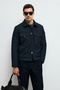 Orsen Goose down Men's Coat Navy Blue - 3