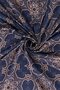 Karma Pattern Twill Scarf Navy Blue - 2