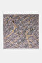 Chain Pattern Twill Scarf Stone