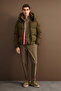 Vorn Goose down Men's Coat Khaki - 2
